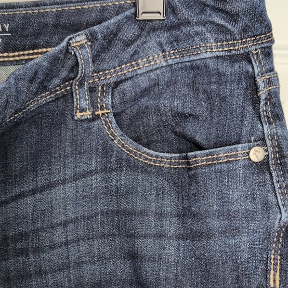 Simply Vera Vera Wang Dark Indigo Straight Leg Jeans - Picture 6 of 8